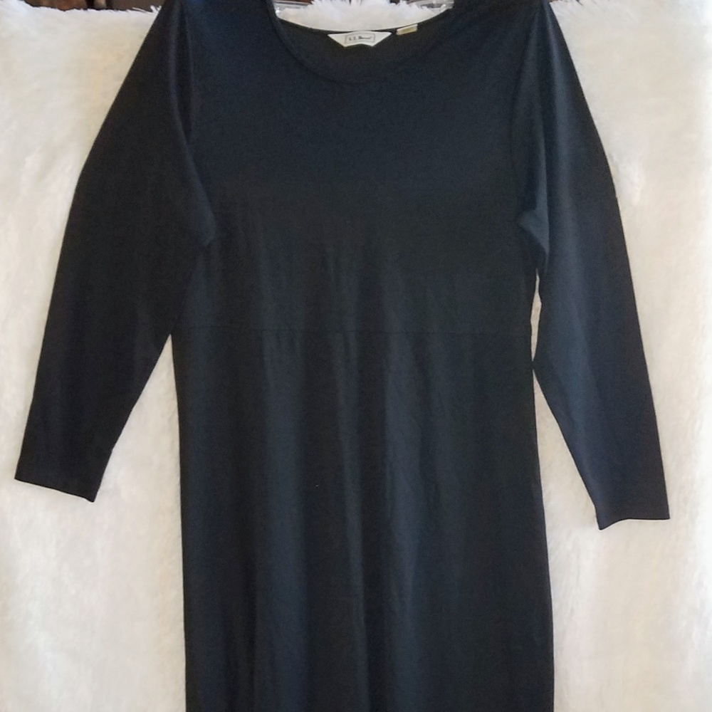 L.L. Bean Long Sleeve Maxi Dress